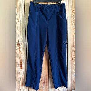 Zenergy by Chicos Navy Blue Ankle Cargo Pants Women Size 1 (see Photos) Pull On